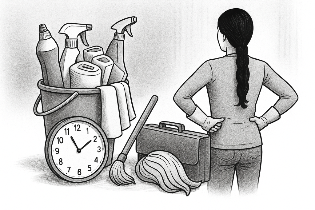 La doble jornada laboral genera costos de oportunidad, desgaste físico y emocional, así como limitaciones en el desarrollo personal, lo que debe valorarse para determinar la procedencia y el monto de la compensación.