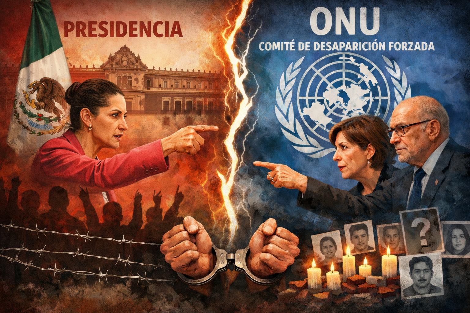 ONU corrige a Sheinbaum y ratifica crisis de desapariciones en México