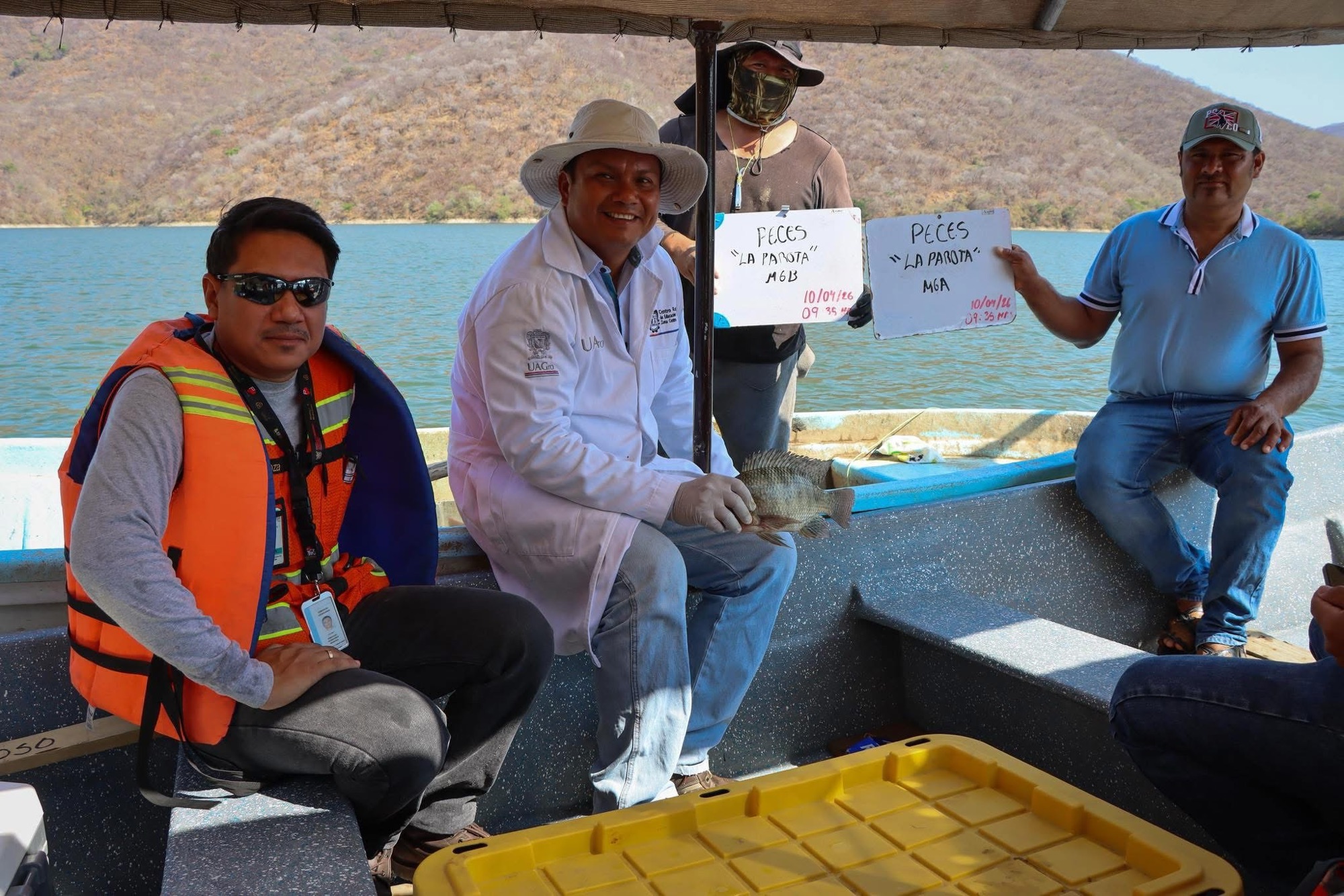 Realiza Minera Media Luna monitoreo ambiental en presa El Caracol y río Balsas en Cocula